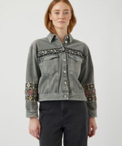 Y.A.S Yasvision Oversized Jacket Medium Grey Denim