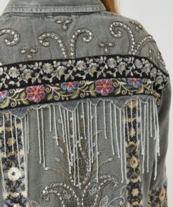 Y.A.S Yasvision Oversized Jacket Medium Grey Denim