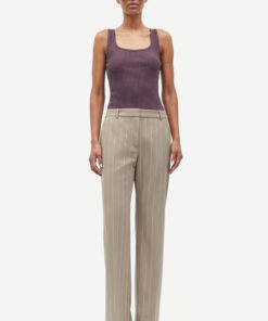 Samsøe Samsøe Salara Trousers Greige Stripe