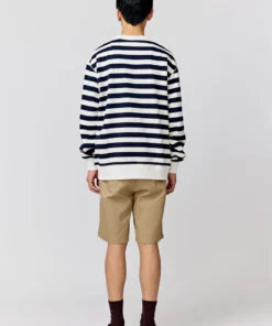 Makia Starboard Sweatshirt Navy/White