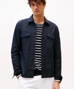 Tommy Hilfiger Nylon Shirt Jacket Desert Sky
