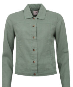 STI Linnea Linen Jacket Apple Green