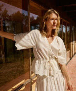 Part Two RosaliePW Blouse Eggnog