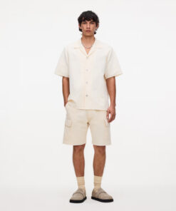 OAS Ecru Mitty Canvas Shorts