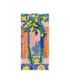 On Vacation Santorini Beach Towel Multi