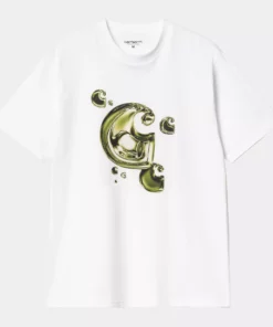 Carhartt WIP S7S Solar Chrome C-Logo T-shirt White