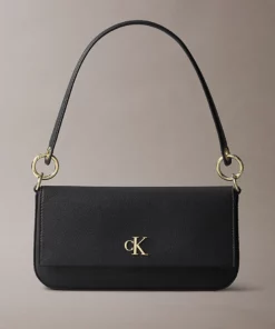 Calvin Klein Minimal Monogram Shoulder Pouch Black