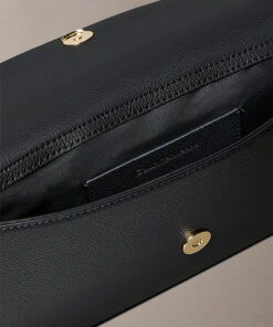 Calvin Klein Minimal Monogram Shoulder Pouch Black