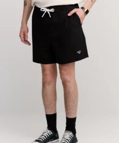 Makia Cove Hybrid Shorts Black
