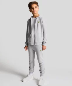 Lyle & Scott Kids Skinny Sweat Pant Light Grey Marl