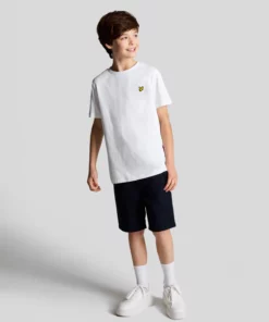 Lyle & Scott Kids Plain T-Shirt White