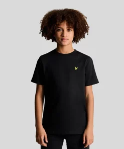Lyle & Scott Kids Plain T-Shirt Jet Black