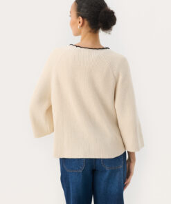 Part Two Tritte Cardigan Whitecap Gray