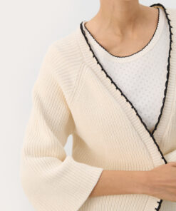 Part Two Tritte Cardigan Whitecap Gray