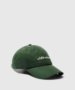 Slhwinston Slogan Cap Dark Green