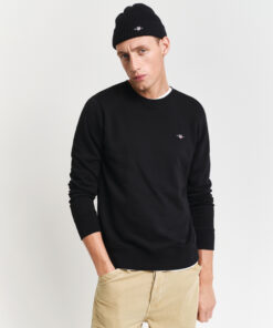 Gant Reg Shield C-Neck Black