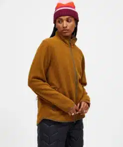 Peak Performance Pile Zip Jacket Women Earthy Summit