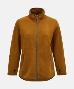 Peak Performance Pile Zip Jacket Women Earthy Summit