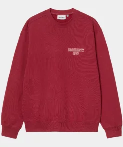 Carhartt WIP Alumni Sweatshirt Scarlet