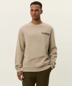 Les Deux Racing Sweatshirt Dark Sand