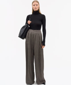 Tiger of Sweden Cora Printed Draped Trousers