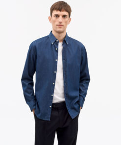 Tiger of Sweden Adley Button Down Indigo Shirt