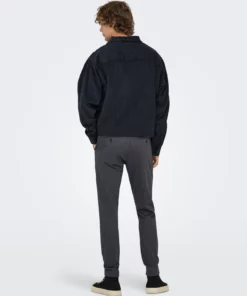 Onsmark Slim Check Pants Blue
