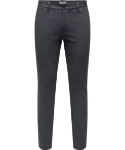 Onsmark Slim Check Pants Blue