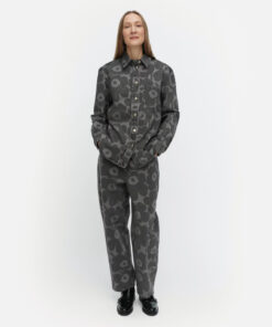 Marimekko Maridenim Vaihe Unikko Shirt Grey