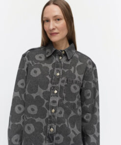 Marimekko Maridenim Vaihe Unikko Shirt Grey