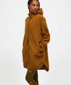 Peak Performance Pile Long Zip Women Earthy Summit