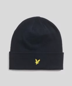 Lyle & ScottMerino Wool Blend Beanie Dark Navy