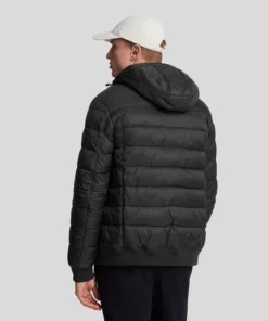 Lyle & Scott Wadded Jacket Jet Black