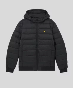 Lyle & Scott Wadded Jacket Jet Black