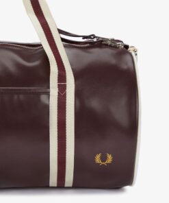 Fred Perry Classic Barrel Bag Oxblood