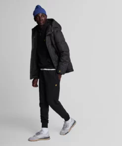 Lyle & Scott Skinny Fit Cotton Joggers Jet Black