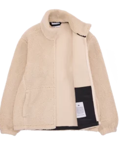 Makia Woman Mia Zip Fleece Off White