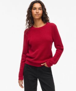 Vidalo O-neck Knit Jester Red