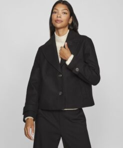 Vila Solo Short Jacket Black