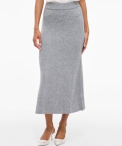Viril Ankle Skirt Medium Grey Melange