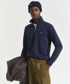 Gant Shield Half Zip Evening Blue