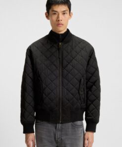 Hugo Bicol Quilted Jacket Black