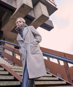 Rino & Pelle Cecile Coat Birch Melange