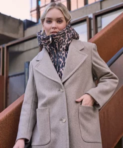 Rino & Pelle Cecile Coat Birch Melange