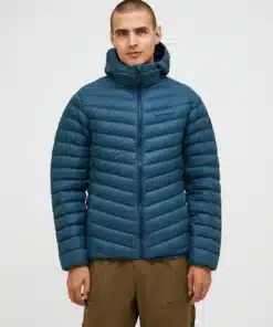 Peak Performance Frost Down Hood Jacket Men Mountain Lake