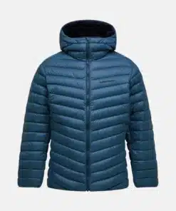 Peak Performance Frost Down Hood Jacket Men Mountain Lake