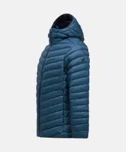 Peak Performance Frost Down Hood Jacket Men Mountain Lake