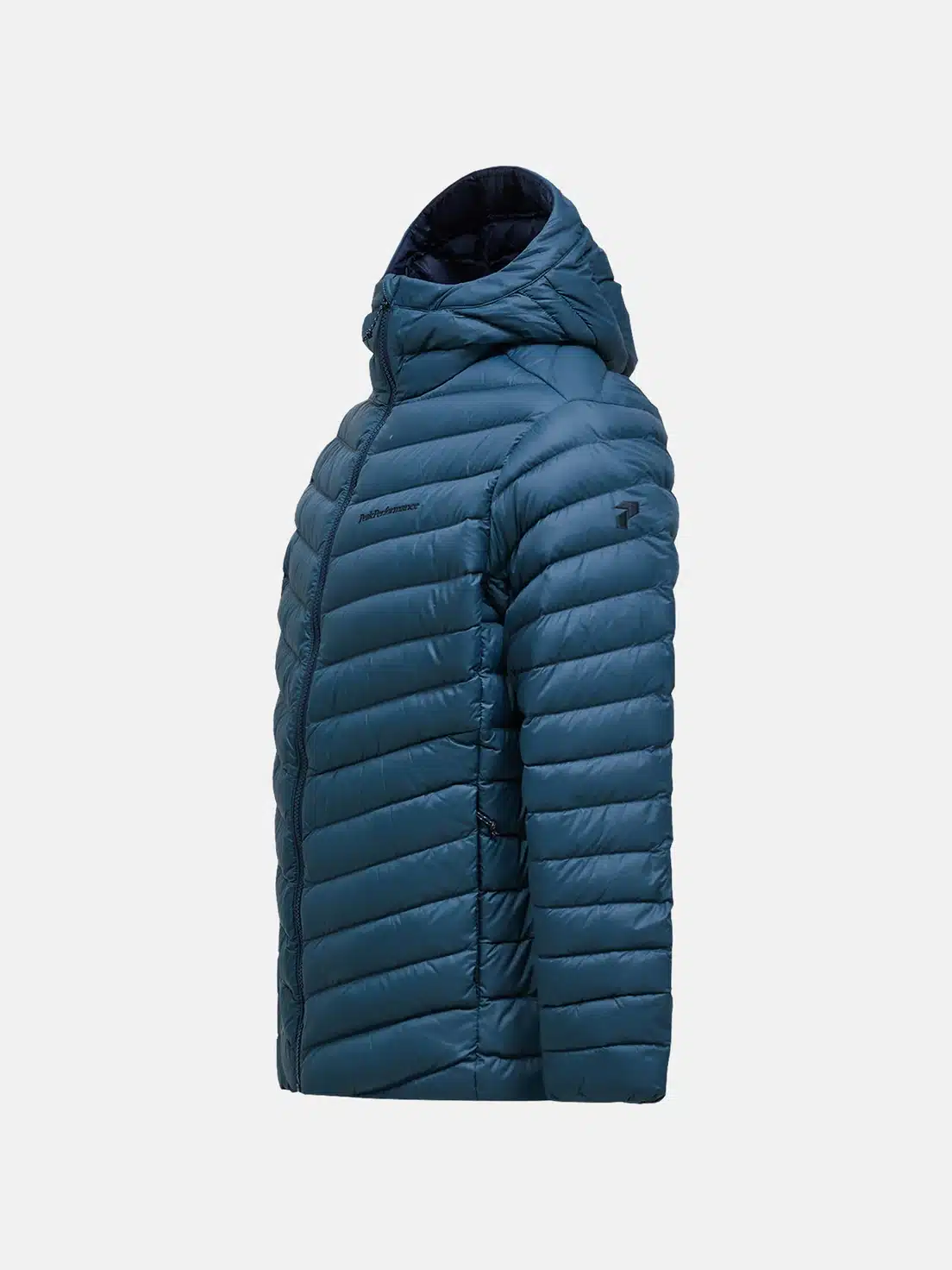 Peak Performance Frost Down Hood Jacket Men Mountain Lake