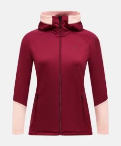 Peak Performance Rider Essentials Zip Hood Women Vertical Zenith/Peach Fuzz