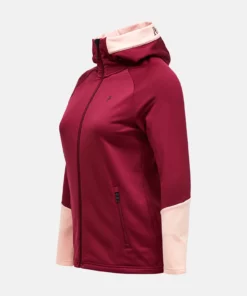 Peak Performance Rider Essentials Zip Hood Women Vertical Zenith/Peach Fuzz